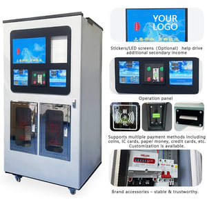 Dispensador de Agua Mineral de Doble Puerta con Entrada de Agua 304 de Gran Capacidad - Máquina Expendedora de Agua con Función SDK y Múltiples Filtros RO - Product Image 6