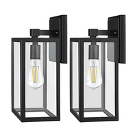 Applique murale extérieure E27 ampoule applique murale moderne noir Led applique extérieure porche maison maison cour jardin éclairage étanche