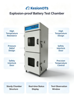 Nouvelle machine d'essai de combustion de batteries énergétiques, boîte d'essai anti-explosion pour produits électroniques, machine d'essai de perforation de batteries