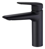 Robinet de cuisine moderne en alliage de zinc avec poignée en alliage durable, installation monotrou, robinets à débit contrôlé