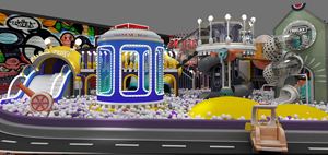 Parque de Trampolines Interior Personalizado para Niños, Área de Juegos Multiactividades para Centros de Entretenimiento Familiar - Product Image 2