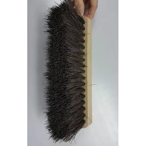 Brosse de nettoyage en fibres naturelles durables avec bloc en bois pour le nettoyage des sols, le balayage, l'entretien commercial, d'atelier et industriel - Product Image 5
