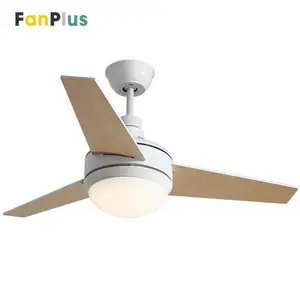 Professional Brand Hot Sell New White Ac Motor Electric Chandelier Led Ceiling Fan With Light