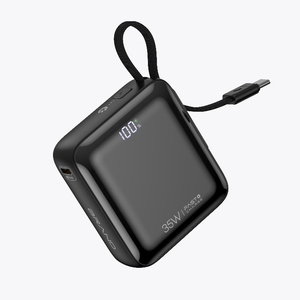 Power Bank con Display LED 10000mAh, Cavo USB-C Retrattile, Ricarica Rapida 35W per Laptop/Telefono/Switch - Product Image 5