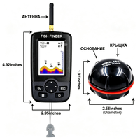 XJ-01 Kaspi Bestseller Sonar intelligent 100m pour relevé bathymétrique et pêche, écran couleur HD pour bateau à appâts, détection sonar GPS de pêche