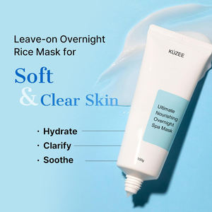 Mascarilla Facial Nocturna de Arroz con Niacinamida para <span class=keywords><strong>el</strong></span> Cuidado de la Piel, Iluminadora, Hidratante, Nutritiva - Product Image 3