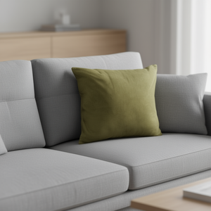 Cojín de Mezclilla Color Caqui 60*60, Cojines y Almohadas - Product Image 3