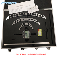 Range 70-6000mm Digital Display Radius Gauge Set with LCD Display, Precision R Shape High Quality Measurement Tools