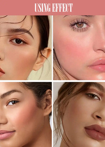 Paleta de maquillaje para rubor, polvo Mineral, colorete rojo, crema Natural duradera, tinte para mejillas, naranja, melocotón, rubor mate, cosmético - Product Image 5