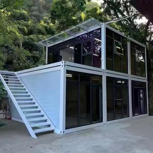 Maisons préfabriquées préfabriquées préfabriquées de 40 et 20 pieds extensibles avec cuisines, préfabriquées pour l'extérieur et la maison. - Product Image 1