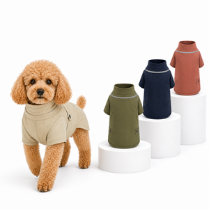 Dog Fleece Coat Leopard Print Winter Warm Pet <b>Clothes</b> <b>for</b> Small Dogs Comfortable Leisure Style - Product Image 1
