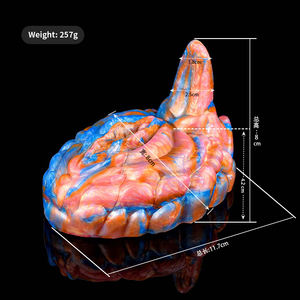 NNSX nuova vendita calda fantasia giocattolo del sesso smerigliatrice di coda di masturbazione femminile giocattoli sessuali massaggio Silicone spina anale imitare vulva. - Product Image 2