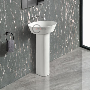 Vente en gros pour projets de gros de lavabos colonnes de hauteur confortable pour hôtels et villas - Product Image 5