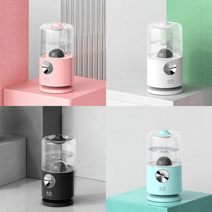 Ultrasonic <b>Humidifier</b> With Led Projection Light Color Changing For Household Tabletop Use USB Powered - Product Image 5