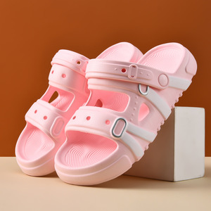 Sandales d'été pour femmes Guru, semelles épaisses en EVA, respirantes, antidérapantes, chaussures de plage et d'eau, sangle large, légères - Product Image 3