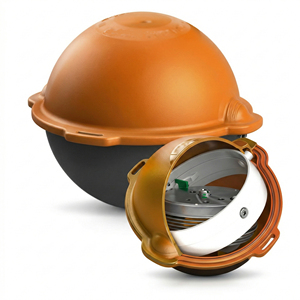 GLGW GLGW-MB110-101-OB Localizador de Bolas Marcadoras Electrónicas Subterráneas de 101 kHz para Cable de Fibra Óptica HDPE, Naranja y Negro, Profundidad Máxima - Product Image 2