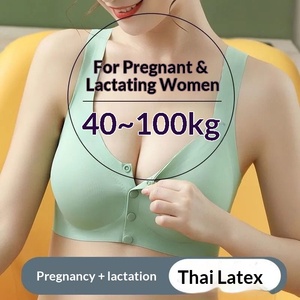 Reggiseno Estivo Sottile da <span class=keywords><strong>Donna</strong></span>, Stile Canotta, con Chiusura Frontale, Senza Ferretto, Senza Cuciture, Taglie Forti, in Nylon, per Mamme, Donne <span class=keywords><strong>di</strong></span> Mezza Età e Anziane - Product Image 2