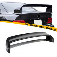 Accessoires automobiles, becquet de coffre arrière en plastique ABS aspect fibre de carbone style GT pour BMW E36 M3 GT 1992-1999