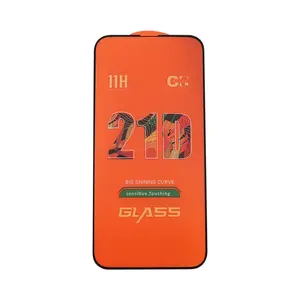 Diretamente Fabricante Para TECNO SAMSUNG Itel Iphone Infinix MOTOROLA 21D Protetor De Tela De Vidro Temperado