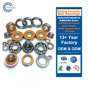 보어 7mm 8mm 40000 - 50000/rpm 일본 그레이드 릴 RC Si3n4 하이브리드 세라믹 베어링 SMR117 SMR128 S607 S688 S698 ZZ 건조 - Product Image 2