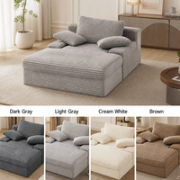 Meistverkauftes Komprimiertes Schaumstoffsofa Ohne Montagebedarf Cordstoff Vakuumkomprimiertes Schlafsofa Lounge-Couch Schlafcouch