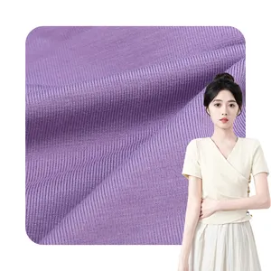 3240 # 240gsm多功能用于裙子和衬衫93% 人造丝7% 氨纶针织窗帘内衣面料