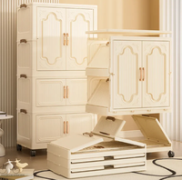 Armoire de rangement pour vêtements de bébé, moderne, durable, pliable, grande capacité, pour chambre à coucher et hôtel