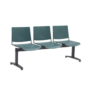 مقعد انتظار 3 مقاعد من البلاستيك PP في مقعد انتظار في المطار كرسي في الباب - Product Image 1