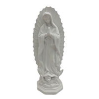 Statue religieuse mexicaine en résine de la Vierge Marie, modèle peint à la main, décoration écologique pour la maison, ornement Meiyu, cadeau de mariage