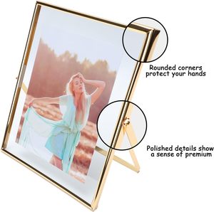 Cadre photo magnétique de haute qualité personnalisé en verre rond, cristal et plastique pour réfrigérateur domestique ou mur - Product Image 3
