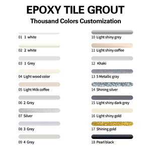 Nhà Máy Bán buôn OEM hai thành phần gạch vữa không thấm nước Epoxy gạch vữa Sealant Keo chà ron gạch - Product Image 4