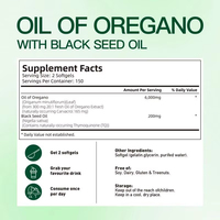 Softgel Minyak Oregano dengan Minyak Habbatussauda Bahan Alami Berkualitas Tinggi Grosir Besar OEM ODM Langsung dari Pabrik