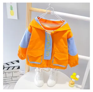 소년 소녀 새로운 가을 아기 옷 2020 도매 아동복 후드 자켓 가을 어린이 의류 패션 코트