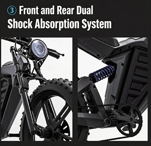 Vélo de montagne <span class=keywords><strong>électrique</strong></span> professionnel à suspension intégrale en gros – Vélo <span class=keywords><strong>électrique</strong></span> abordable pour débutants en randonnée en extérieur - Product Image 5