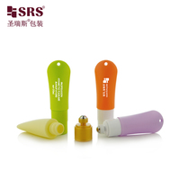 Bouteille roll-on HDPE 20 ml couleur personnalisée avec bouchon à commande rotative pour liquide répulsif anti-insectes