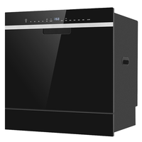 Lavavajillas de encimera 6 configuraciones de lugar-No se necesita instalación Conectar al grifo de la cocina