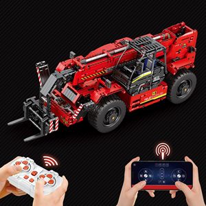 Telehandler Construction Vehicle <b>Building</b> <b>Block</b> <b>Set</b> 800+ Pieces For Ages 8-13 Boys Assembly Toy - Product Image 2