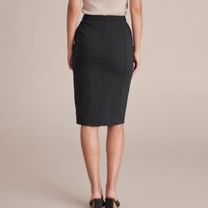 Falda profesional Bolsillo oblicuo Bolso de verano Traje de Grupo de Trabajo de cadera Vestido formal negro Falda de un paso - Product Image 5