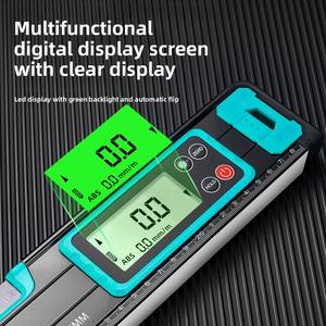 Ev cetvel su terazisi ölçekli yüksek hassasiyetli çok fonksiyonlu güçlü manyetik ölçme aracı manyetik su terazisi - Product Image 2