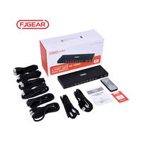 HK801 Fjgear Nouveau design Sélecteur manuel 3840*2160@30Hz Commutateur HDMI 8 entrées 1 sortie Commutateur KVM HDMI