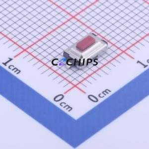 UK-B0240-R-250-JZ Tactile Switch SMD Switch Single Pole Single Throw Rectangle Button 2.5N Vertical Mount - Product Image 1