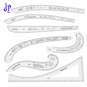 Jp đa chức năng vẽ thước đo quần áo phụ trợ công cụ đo lường thiết kế thời trang Pháp đường cong Cai Trị - Product Image 2