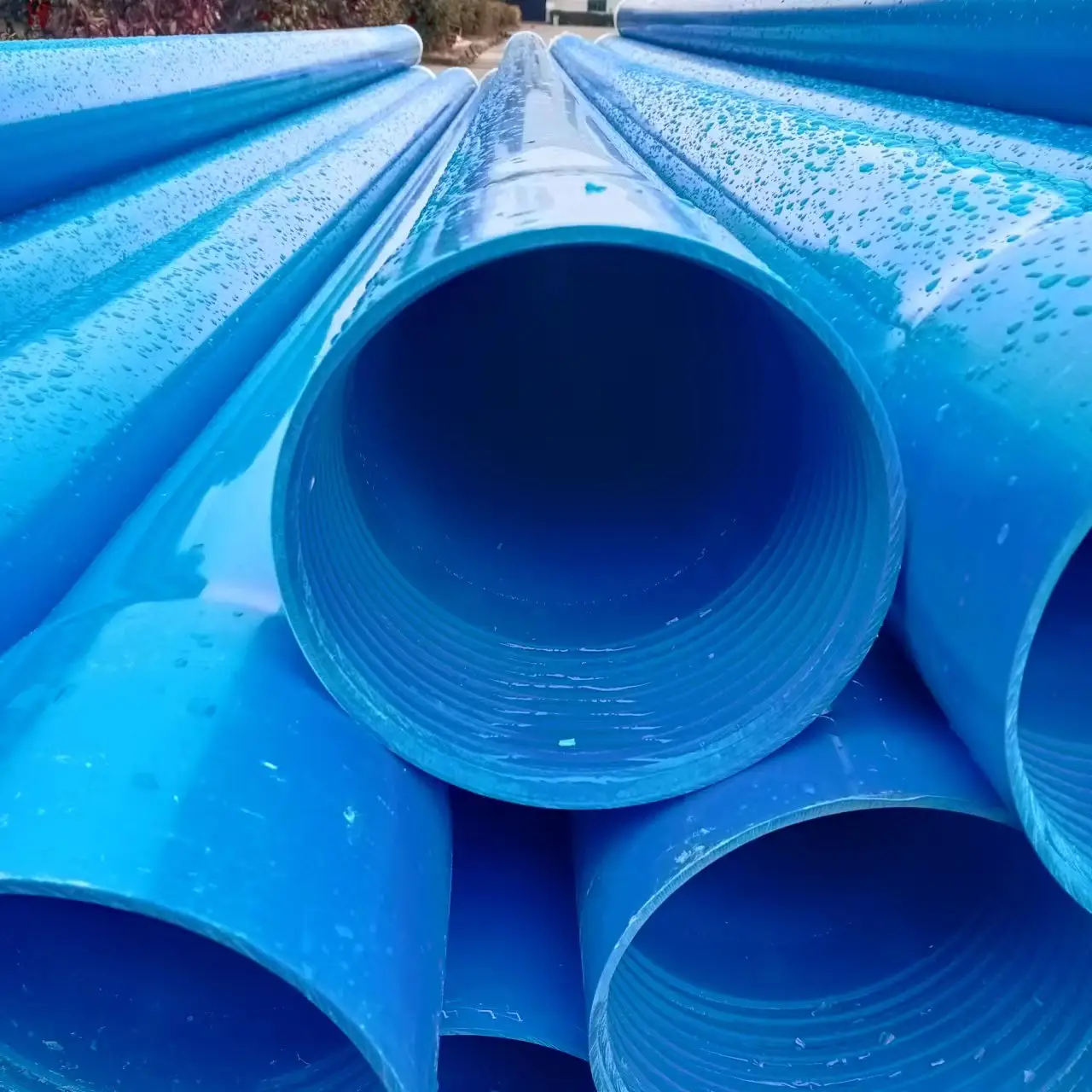Boîtier en PVC et tuyau élévateur 4 5 6 pouces alésage bien fileté 8 pouces pvc puits fente écran tube pour l'irrigation