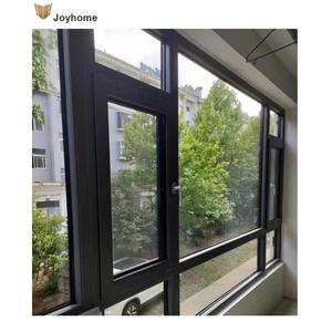 Hiện đại đôi kính nhôm khung cửa sổ khuôn cửa sổ Swing nhiệt phá vỡ Cơn Bão tác động không thấm nước cho căn hộ ngang - Product Image 5