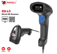 RADALL-escáner de código de barras OEM, lector de código de barras con cable Usb, Bluetooth, inalámbrico, 1D, 2D, Qr