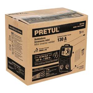 Mini Soldadora Inversora Pretul SOIN-100/120MP Doble Voltaje 120 A 127/220 V para Máquinas de Soldar - Product Image 1