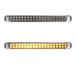 1xPCS Feu arrière multifonction 12V rouge à luminosité variable 17" 40 LED chromé étanche pour <span class=keywords><strong>remorque</strong></span> et <span class=keywords><strong>semi</strong></span>-<span class=keywords><strong>remorque</strong></span> (feu stop/feu de freinage) - Product Image 3