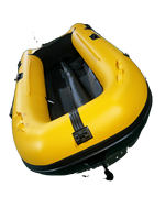 Meilleure vente SD430 bateau catamaran gonflable couleur jaune haute qualité 0.9MM à vendre pour l'aviron