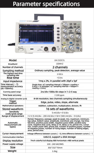Osciloscopio analógico de doble canal Longwei L-212 tiene una anchoa de banda de 20 MHz. - Product Image 6