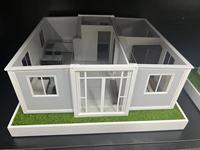 Conteneur préfabriqué de 20 pieds certifié CE, entrepôt de 2 chambres à coucher, Tinyhouses à deux étages pour maison, bureau, parc à roulottes Tunisie